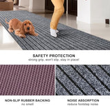 2' x 6' Runner Rugs with Rubber Backing, Outdoor Indoor Utility Non Slip Carpet Rug Runner for Hallway, Custom Size Area Rugs Mat for Entryway Balcony Patio Kitchen Garage Stair Laundry