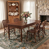 jinchan 8x10 Floral Vintage Washable Large Living Room Area Rug, Green