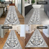 HEBE Hallway Runner Rug 2'8''x14', Washable Non Slip Kitchen Rug Runner
