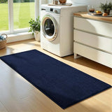 Vasofe 2x4 Hallway Runner Rug, Non Slip Washable Bedroom Runner Rugs, Navy