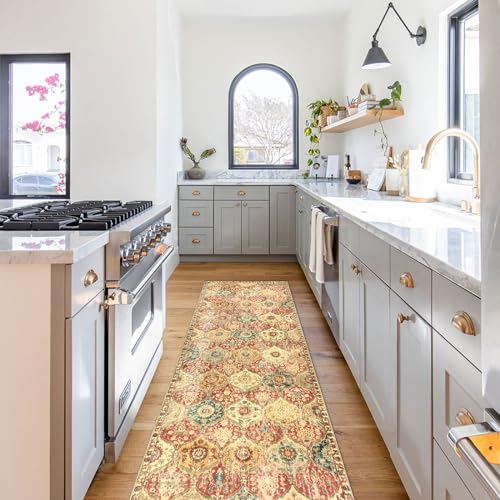 Lahome Moroccan Hallway Rug, 2'5''x8' Soft Washable Kitchen Runner Rugs