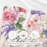 Christian Gifts for Women, Christian Blanket 60"x50", Christian Gift with Flowers, Birthday Gifts for Women, Religious Gifts for Daughter, Mom Sister, Friends Inspirational Throw Blankets