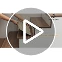 PURE ERA Bullnose Carpet Stair Treads Set Tape Free Non-Slip Indoor Stair Protectors Pet Friendly Rugs 9.5" x 30"(14 Pieces,Khaki Mini-Diamond Trellis)