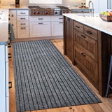 Outdoor/Indoor 2ft x 6ft Runner Rug, Hallway Custom Sizes Non-Slip Rubber Backing Area Runner Rugs Waterproof Carpet Rugs for Kitchen Entryway Balcony Garage Stair Laundry