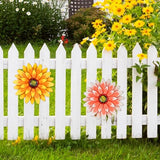 Dekomere Metal Flowers Outdoor Decor 13" Metal Sunflower Wall Art Decorations Sunflower Wall Decor for Kitchen Living Room Porch Garden Yard