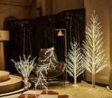 LITBLOOM 4FT Alpine Tree 450 LED Fairy Lights, White Twig Tree with Lights for Indoor Outdoor Home Thanksgiving Christmas Decorations