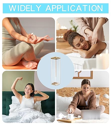Insence-Stick Holder [Anti-Ash Flying], Modern Incense Burner Holder with Removable Glass Ash Catcher, for Home Decor Yoga Meditation