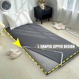 C,90x200cm, Futon Mattress Cover Queen/King/Twin/Ful Size Zippered Full Wrap Printed Japanese Floor Mattress Futon Cover Dustproof Cover for Bedroom RV Mattress Futon Slipcover
