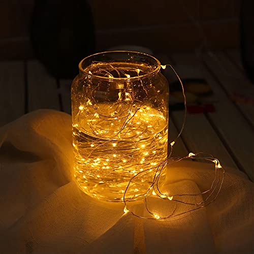 3 Pack USB Fairy Lights USB Powered String Lights Warm Yellow 2 Meters 20 lamp Beads Led Christmas Lights Fairy String Lights led Light String (Warm Yellow)