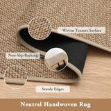 Lahome Farmhouse Entryway Rug, 3x5 Washable Area Rugs for Kitchen Bedroom