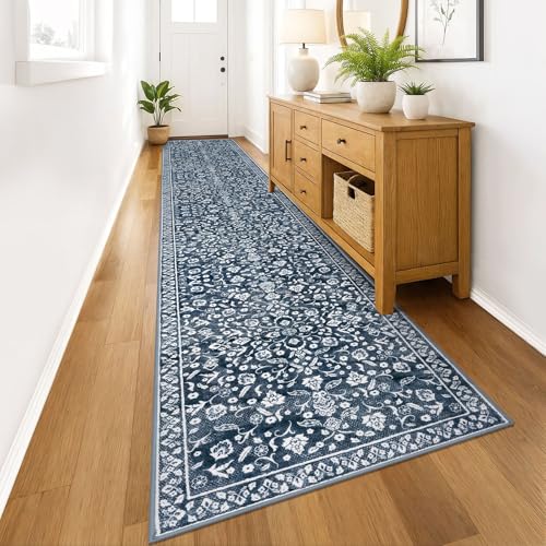 Vintage Washable Runners for Hallway 3x16 Runner Rug Non Slip
