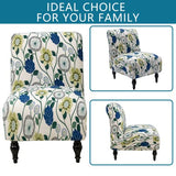 Liykimt Armless Accent Chair Cover Slipcover,Slipper Chair Cover Super Fit Stretch Spandex Removable Washable for Armless Chair Furniture Protector Covers for Living Dining Room Hotel