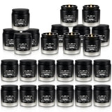 YOROXRG 24 Pack Scented Candles with Added Natural Essential Oils, 3.5oz, Suitable for Various Festivals, Parties, Yoga, and Home Scened