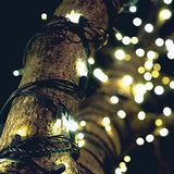 Myrkist Christmas Lights - Battery Operated String Lights 50 LED String Lights Mini Lights with Auto-Timer and 8 Lighting Modes for Christmas Wreath Party Wedding Garden Home Decoration, Warm White