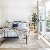 Area Rugs 4x6 for Living Room - Washable Modern Abstract Bedroom Rugs with Non Slip Rubber Backing Indoor Low Pile Carpet for Kitchen Office Nursery Home Decor Floor Mat for Bathroom 4x6 Beige