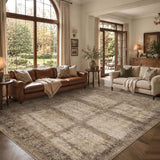 HelloTree 8x10 Vintage Washable Living Room Area Rug