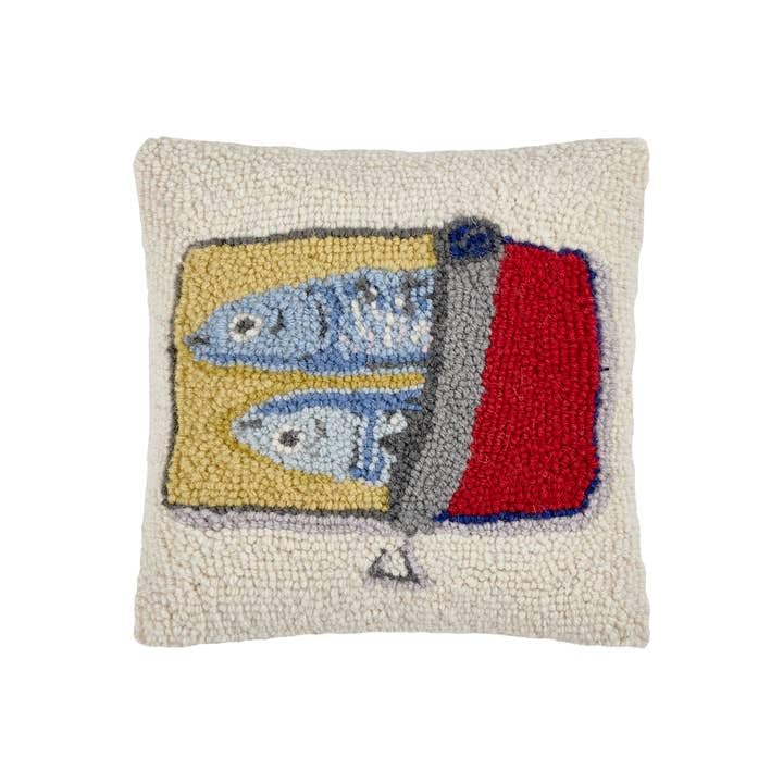 Peking Handicraft Sardines in Can Poly Filler Hook Pillow, 10-Inch, Multicolor