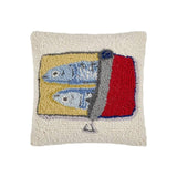 Peking Handicraft Sardines in Can Poly Filler Hook Pillow, 10-Inch, Multicolor