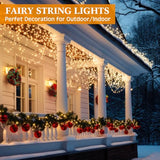 Macarrie 3 Pcs Fairy Lights USB Powered 16 ft 50 LED String Lights for Indoor Outdoor Bedroom DIY Party Wedding Home Festival Tree Garden Xmas Decoration (Warm White)