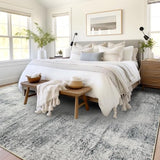 Modern Abstract 8x10 Area Rug, Machine Washable Non-Slip  Foldable Carpet