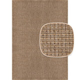 Beverly Rug Easy Jute Natural Rug 6x9 Solid Washable Durable Outdoor Indoor Area Rugs for Living Dining Room Patio Office Stain Resistant Non Shedding Casual Indoor Outside Carpet 6 x 9 Natural