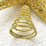 10” Christmas Tree Topper Star Christmas Tree Decoration Indoor Party Home Decoration (Gold)