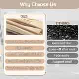 25PCS Volatile Sticks Reed Diffuser Sticks 7mm x 9.45 Inch Twisted, Natural Aroma Essential Oil Refill Replacement for Home Fragrance, Artistic Shape for Larger Air Contact