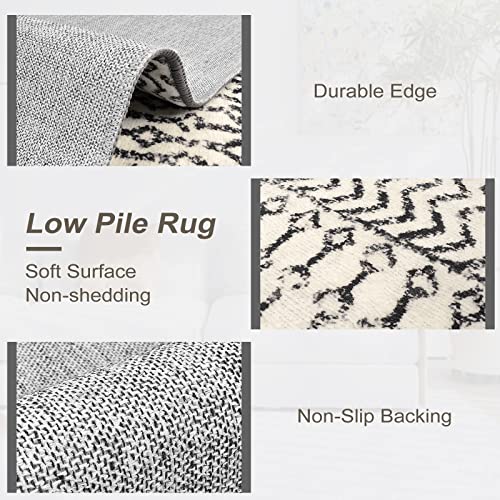 Floor Runners for Hallway Non Skid 8 Feet, Washable Kitchen Runner