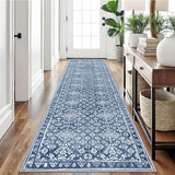Vintage Washable Runners for Hallway 2.6x10 Runner Rug Non Slip