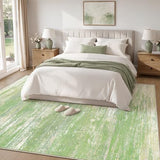 Washable 6x9 Area Rugs for Living Room Soft Non Slip Green