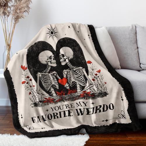 Gifts for Him Her, Anniversary Blanket for Women Men, Birthday Gifts for Boyfriend Girlfriend, I Love You Gift, Engagement, Wedding Gift for Wife, Husband, Couple, 60"X50"