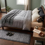 GarveeHome Non Slip 2x10 Hallway Runner Low Pile Washable Neutral Carpet