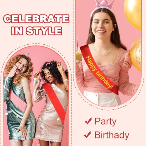 Satin Sash, Blank Sash, Pageant Ribbon - Fitting for (Beauty Pageant/Party/Birthday/DIY Decorations)