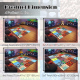 Game Room Rug - Video Game Decor for Boys Bedroom 2'5''x4' Block Theme Carpet Gaming Floor Mat Rugs for Boys Room Decor for Bedroom Living Playroom