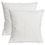 Decorative Throw Pillow Covers Set of 2 Light Gray pillow covers 18x18
