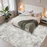 GarveeHome Large Area Rugs 9x12 for Living Room, Neutral Abstract Washable Rug Modern Non Slip Floor Mat Carpet Indoor Beige Accent Rug for Bedroom Dining Room Playroom Nursery Home Decor