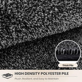 PURRUGS Dirt Trapping Door Mat 24" x 35.5", Non-Slip Machine Washable Entryway Rug, Dog Doormat, Indoor Front Door Mat, Super Absorbent Entry Rug for Muddy Shoes & Paws, Charcoal