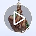 Old World Christmas Smiling Sloth Hugging Branch Glass Blown Ornament for Christmas Tree, Handcrafted Holiday Decoration, Wildlife Animal Collection