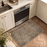 HelloTree 2x3 Vintage Machine Washable Entryway Rug, Non-Slip Door Mat