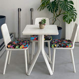 (Autism Awareness Puzzle Pieces Heart) Stretch Seat Covers Set of 4 for Dining Room Chairs Elastic Chair Cushion Slipcovers for Kitchen Office