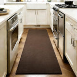 Vasofe Brown Hallway Runner Rug, 2x6 Feet Non Slip Runners, Memory Foam Rug