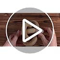 Yalikop 3 Link Wood Knot Decor Rustic Home Décor Accents Hand Carved Coffee Table Decoration, Boho Chain Link Decoration, Modern Shelf, Rustic Objects for Home Living Room Bedroom(Acacia Wood)