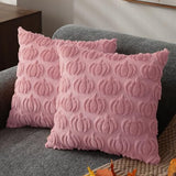 DFXSZ Fall Pillow Covers 20x20 2Pcs Pink Pumpkin Fall Decorations for Home