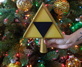 The Legend of Zelda 7-Inch Triforce Light-Up Holiday Tree Topper Decoration, Yellow (SRI-SI1428-C)