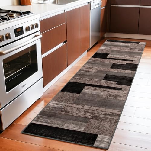 2x6 Washable Runner Rug for Hallway&Kitchen(2x6,Chocolate)