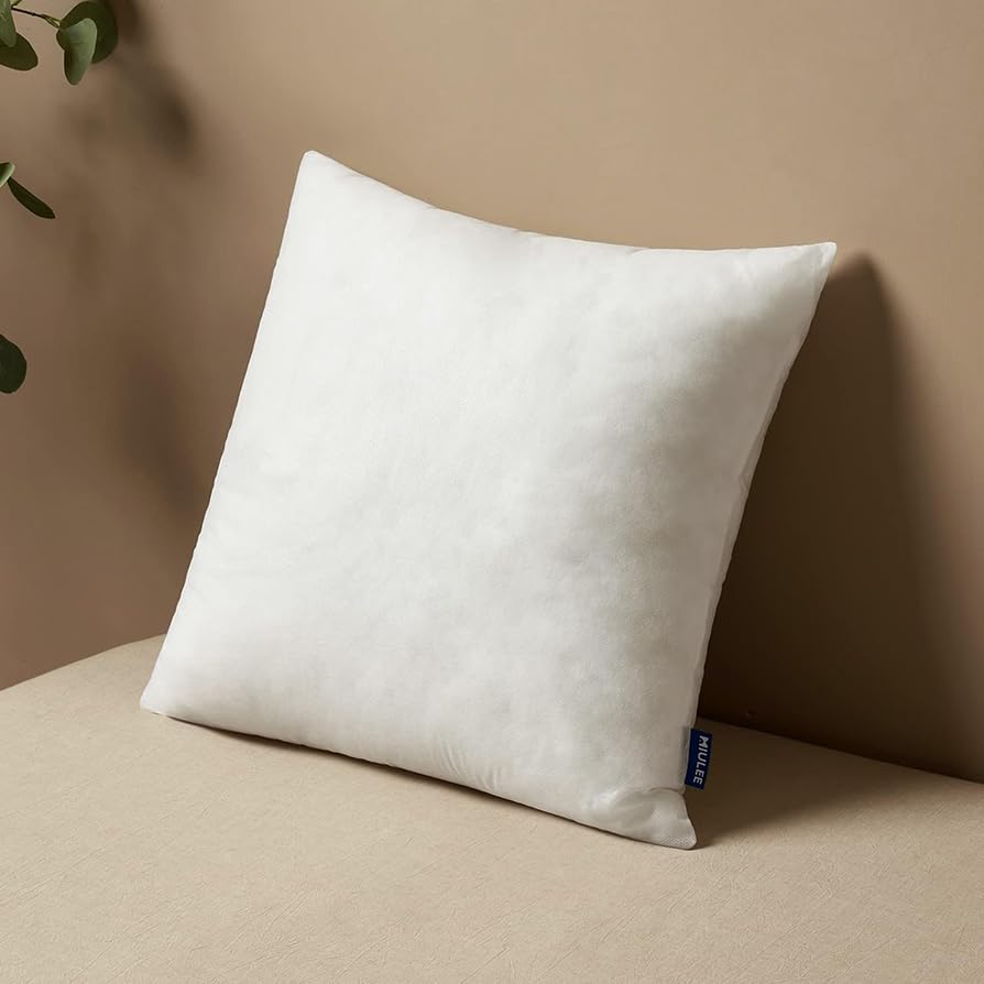 MIULEE Pillow Insert 20x20 Inch Decorative Square Throw Pillow Inserts