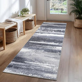 2x6 Runner Rug for Hallway Kitchen: Modern Abstract Throw Rugs