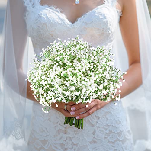 LYLYFAN Babys Breath Artificial Flowers,30 Pcs Gypsophila Faux Flowers for Wedding Party Home Garden Decoration