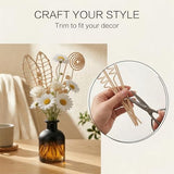 21 Pcs Reed Diffuser Flower Sticks Set, Decorative Sola Flowers Reeds Diffusers Stick Refill for Replacement