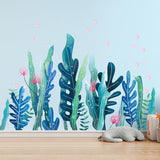 Amaonm 3D Under The Sea World Seaweed Grass Wall Decals, Removable Ocean Nature Scenery Baseboard Stickers DIY Art Decor for Wall Corner Nursery Bathroom Bedroom Living Room Kids Room Home Decor